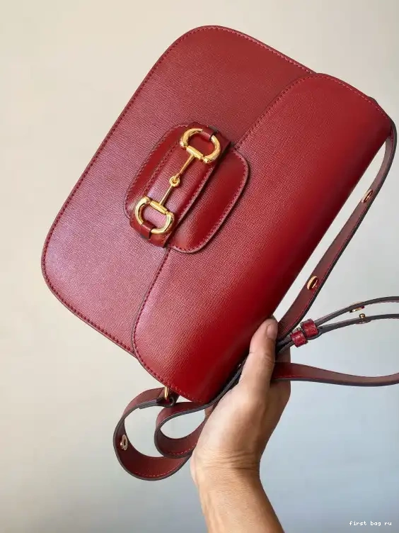 First bag ru 1955 shoulder Horsebit GUCCI bag 0624